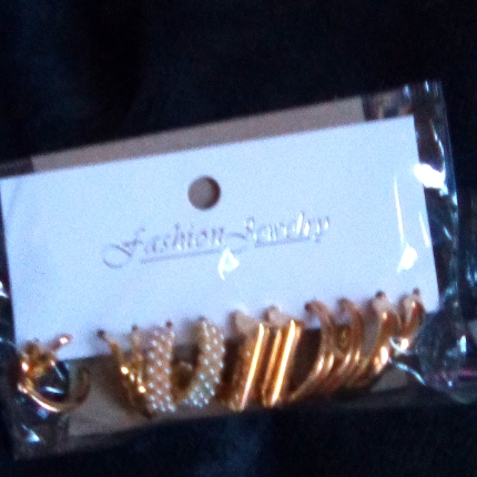Six Pack Of New Earrings